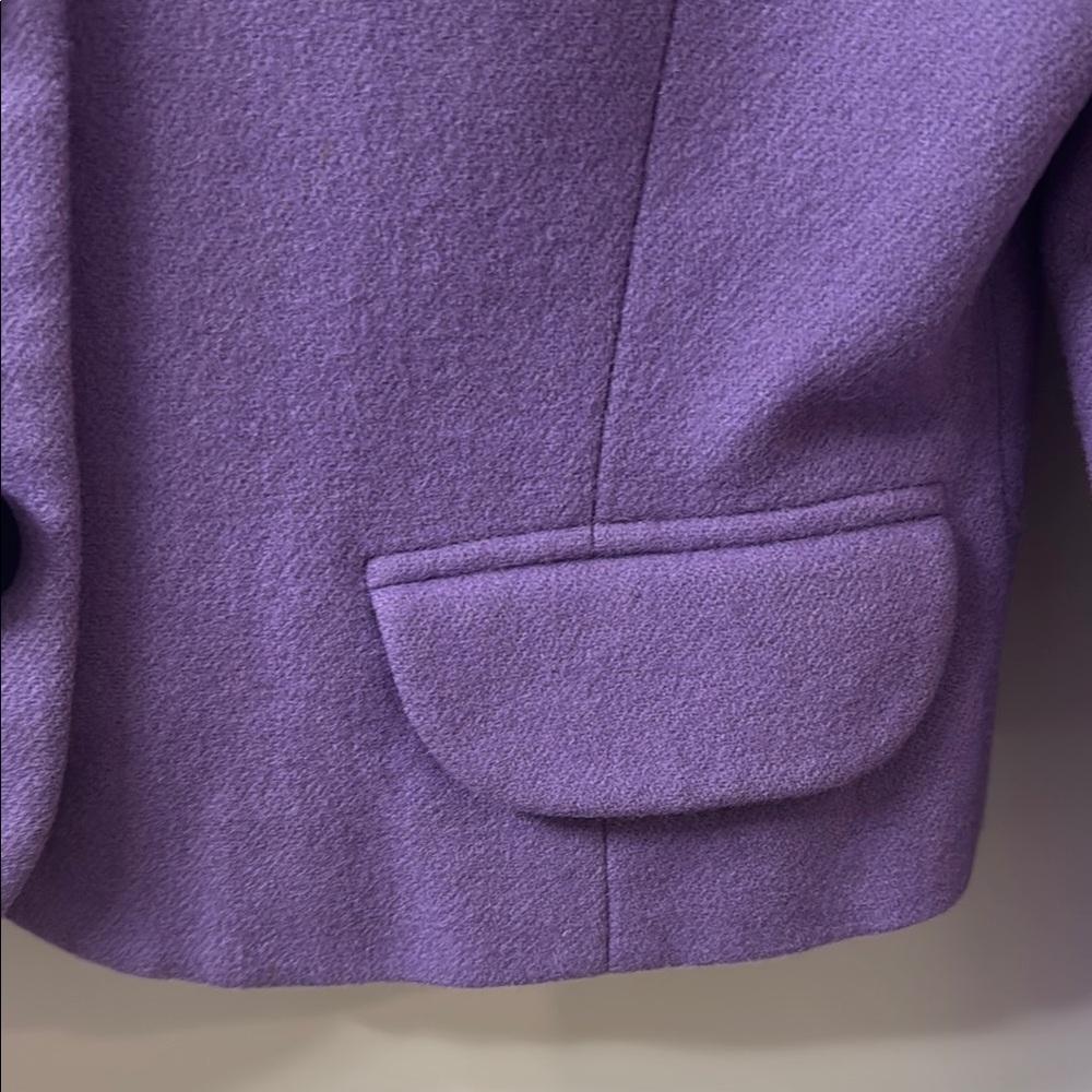Vintage Women's Two Piece Set Purple Jacket and Skirt Size XS - Picture 6 of 12